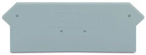 279-316 - End and intermediate plate; 2 mm thick; gray