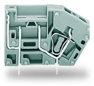 742-111 - Stackable PCB terminal block; with fuse mounting; 2.5 mm²; Pin spacing 5 mm; 1-pole; CAGE CLAMP®; 2,50 mm²; gray