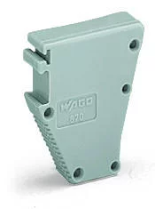 870-427 - Spacer module; modular; bridging commoned terminal blocks; gray