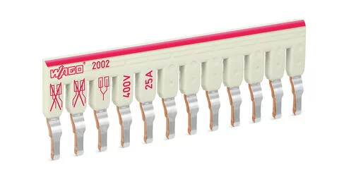 2002-482 - TOPJOB®S staggered jumper; for 2002 and 2003 series; insulated; 12-way; light-gray