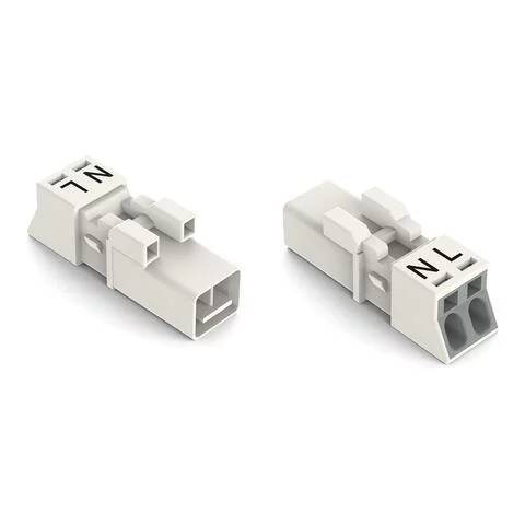 890-232 - Plug; 2-pole; 1,50 mm²; white 890-232 - Plug; 2-pole; 1,50 mm²; white