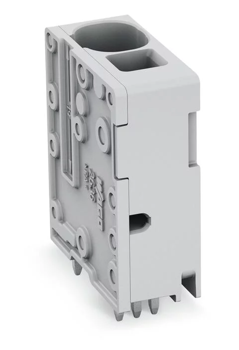 2636-3101/000-050 - PCB terminal block; Push-in CAGE CLAMP; AWG 18 - 4; Pin spacing 10 mm; double pinning; 1-pole; top entry; white