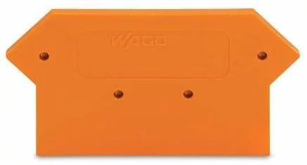 281-317 - End and intermediate plate; 3 mm thick; orange