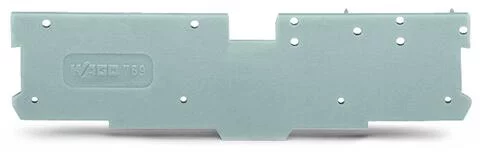 769-303 - End and intermediate plate; 1.1 mm thick; gray 769-303 - End and intermediate plate; 1.1 mm thick; gray