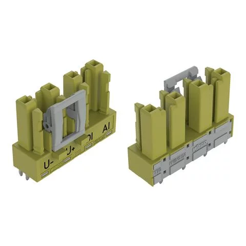 770-864/072-000 - Socket for PCBs; straight; 4-pole; Cod. B; light green