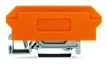 280-609 - Terminal block for pluggable modules; 6-pole; with 4-conductor terminal blocks; with orange separator; for DIN-rail 35 x 15 and 35 x 7.5; 2.5 mm²; CAGE CLAMP®; 2,50 mm²; gray