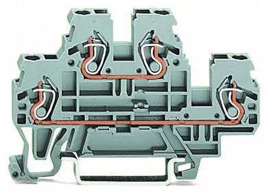 870-501 - Double-deck terminal block; Through/through terminal block; L/L; for DIN-rail 35 x 15 and 35 x 7.5; 2.5 mm²; CAGE CLAMP®; 2,50 mm²; gray 870-501 - Double-deck terminal block; Through/through terminal block; L/L; for DIN-rail 35 x 15 and 35 x 7.5; 2.5 mm²; CAGE CLAMP®; 2,50 mm²; gray