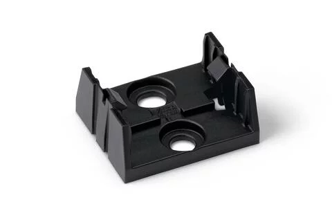890-625 - Mounting plate; 5-pole; for distribution connectors; Plastic; black
