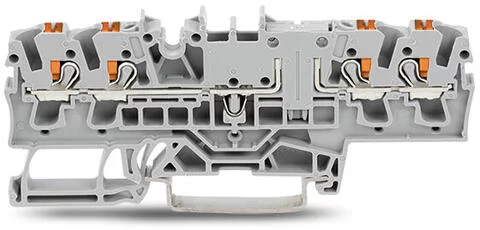 2202-1802 - TOPJOB®S through terminal block with Push-buttons; same profile as 4-conductor disconnect/test terminal blocks; rail mount; 4-conductor; 5.2 mm wide; orange 2202-1802 - TOPJOB®S through terminal block with Push-buttons; same profile as 4-conductor disconnect/test terminal blocks; rail mount; 4-conductor; 5.2 mm wide; orange