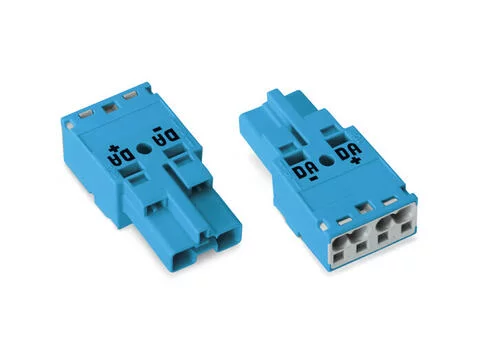 770-1112 - Plug; 2-pole; 4,00 mm²; blue