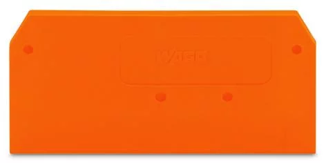 281-329 - End and intermediate plate; 2.5 mm thick; orange