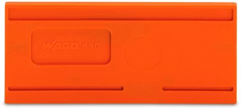 880-329 - Separator plate; 2 mm thick; oversized; orange 880-329 - Separator plate; 2 mm thick; oversized; orange
