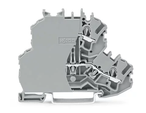 2002-2201/099-000 - TOPJOB®S double-deck terminal block; through/through (L/L); with gray separator; rail mount; 2-conductor; 6.2 mm wide; gray 2002-2201/099-000 - TOPJOB®S double-deck terminal block; through/through (L/L); with gray separator; rail mount; 2-conductor; 6.2 mm wide; gray