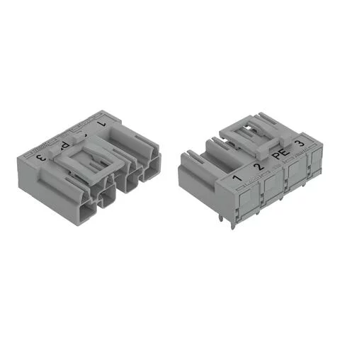 770-854/011-000/062-000 - Plug for PCBs; angled; 4-pole; Cod. B; gray