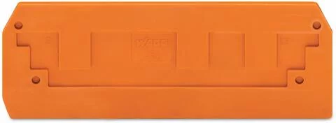 284-339 - End and intermediate plate; 2.5 mm thick; orange