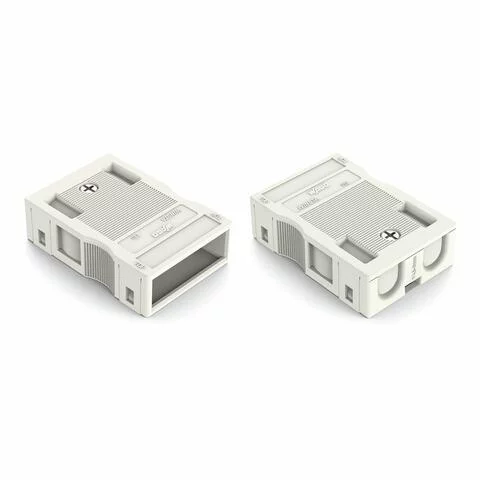 770-513/023-000 - Strain relief housing; 3-pole; for 2 cables; 4.5 … 8.0 mm; 55 mm; white