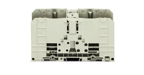400-490/490-004 - Stud terminal block; 185 mm²; copper; with 2 stud bolts M12; 185,00 mm²; light gray