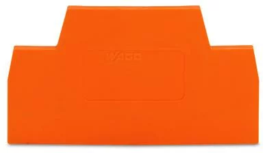 281-341 - End and intermediate plate; 2.5 mm thick; orange