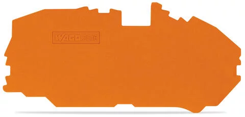 2016-7692 - TOPJOB®S end/intermediate plate; for 2016-76xx series terminal blocks; 1.0 mm wide; orange