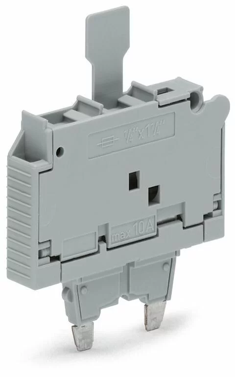 2006-931 - Fuse plug with pull-tab; for miniature metric fuse 1/4 x 11/4; 7.4 mm wide