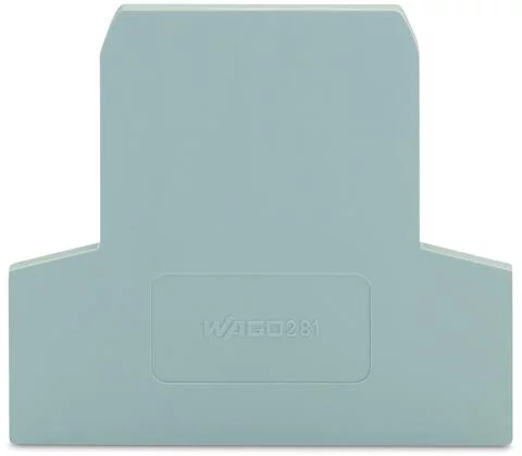 281-311 - End and intermediate plate; 2.5 mm thick; gray