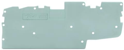 2022-1491 - End and intermediate plate; 1 mm thick; gray