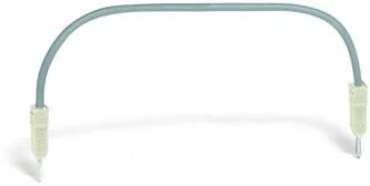 2009-404 - TOPJOB®S wire jumper; insulated; 110 mm long; conductor cross section 0.75 mm²; suitable for 2000 and 2020 series terminal blocks; gray