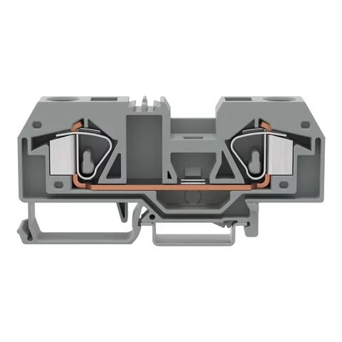 283-904 - 2-conductor through terminal block; 16 mm²; center marking; for DIN-rail 35 x 15 and 35 x 7.5; CAGE CLAMP®; 16,00 mm²; blue
