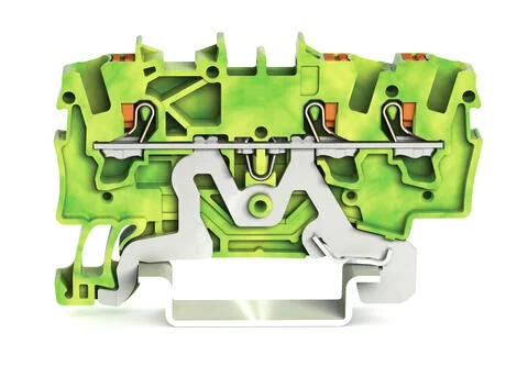 2201-1307 - TOPJOB®S ground terminal block with Push-buttons; rail mount; 3-conductor; 4.2 mm wide; green-yellow 2201-1307 - TOPJOB®S ground terminal block with Push-buttons; rail mount; 3-conductor; 4.2 mm wide; green-yellow