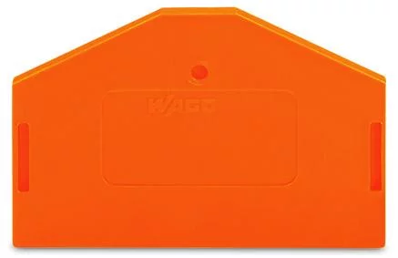 281-313 - End and intermediate plate; 2.5 mm thick; orange