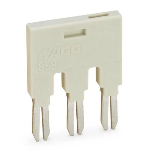 859-403/000-006 - Jumper; for jumper slot; 3-way; insulated; blue