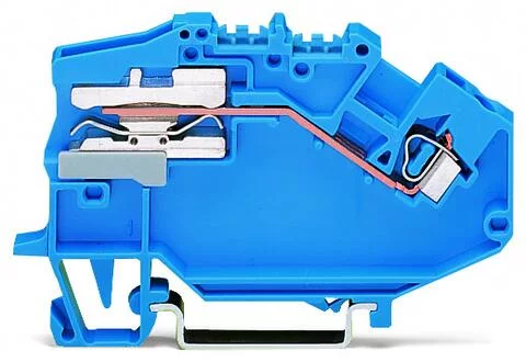 780-613 - 1-conductor N-disconnect terminal block; 2.5 mm²; CAGE CLAMP®; 2,50 mm²; blue