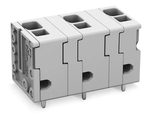 2624-3502 - PCB terminal block; 4 mm²; Pin spacing 11.5 mm; 2-pole; Push-in CAGE CLAMP®; 4,00 mm²; gray