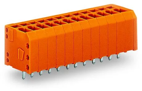 739-338 - PCB terminal block; 1.5 mm²; Pin spacing 3.81 mm; 8-pole; CAGE CLAMP®; 1,50 mm²; orange