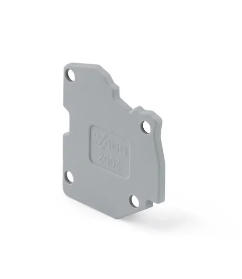 2004-541 - End plate; for modular TOPJOB®S connector; 1.5 mm thick; gray