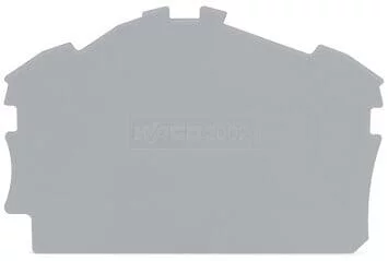 2002-6391 - TOPJOB®S end/intermediate plate; for 2002-63xx and 2002-64xx series terminal blocks; 0.8 mm wide; gray