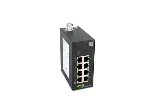 852-112/000-001 - Industrial unmanaged ECO switch; 8-port 100Base-TX; black
