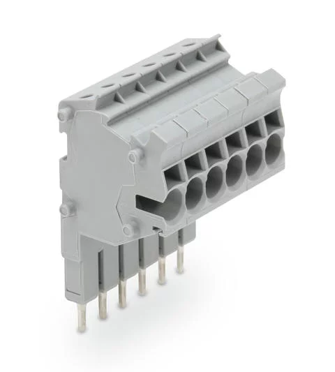 2002-556 - TOPJOB® S connector strip; for 2002 series; for jumper contact slot; 6-pole; gray