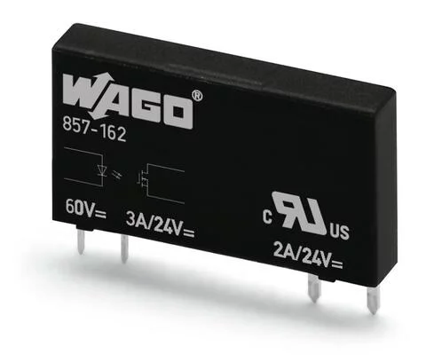 857-162 - Basic solid-state relay; Nominal input voltage: 60 VDC; Output voltage range: 0 … 24 VDC; Limiting continuous current: 3 A