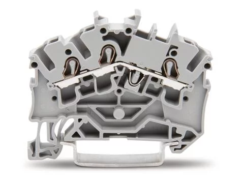 2002-6301 - TOPJOB®S feedthrough terminal block; angled profile; rail mount; 3-conductor; 5.2 mm wide; gray 2002-6301 - TOPJOB®S feedthrough terminal block; angled profile; rail mount; 3-conductor; 5.2 mm wide; gray