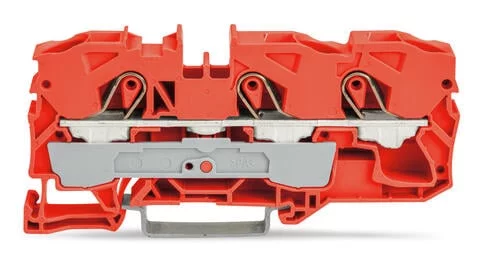 2010-1302 - TOPJOB®S feedthrough terminal block; rail mount; 3-conductor; 10 mm wide; orange