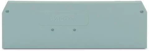 280-314 - End and intermediate plate; 2.5 mm thick; gray