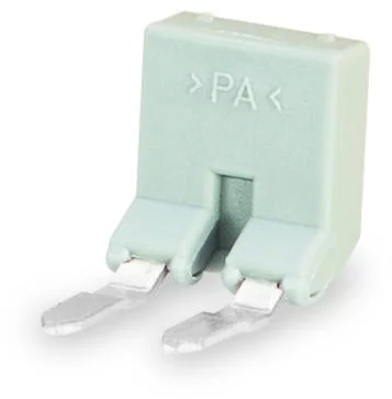 262-402 - Jumper; for conductor entry; 2-way; insulated; gray