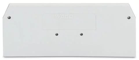 279-341 - End and intermediate plate; 2 mm thick; light gray