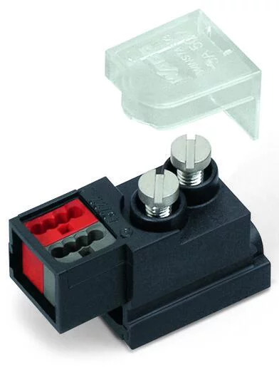 893-121 - Supply module; for flat cable; 2-pole; black