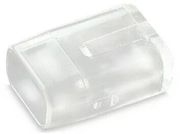 897-120 - Flat cable end cover; for flat cable 2 x 1.5 mm²; Plastic; transparent