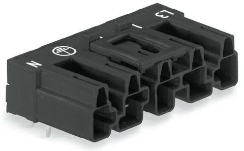 770-815/011-000 - Plug for PCBs; angled; 5-pole; Cod. A; black