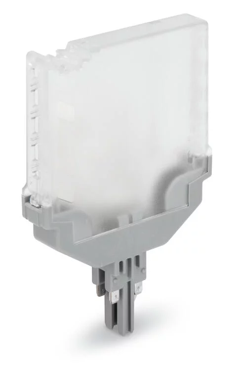2042-321 - Empty component plug housing; 4-pole; transparent housing; with fiber optics