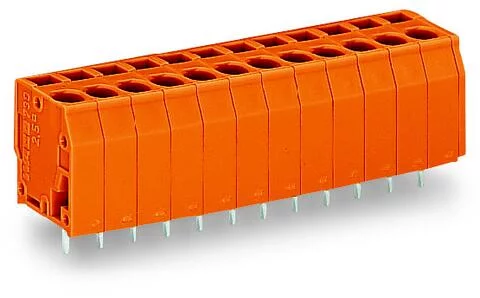739-158 - PCB terminal block; 2.5 mm²; Pin spacing 5.08 mm; 8-pole; CAGE CLAMP®; 2,50 mm²; orange