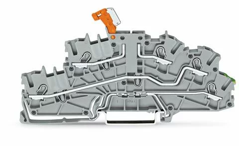 2003-6644 - Multilevel installation terminal block; with pivoting knife disconnect; LT/L/PE